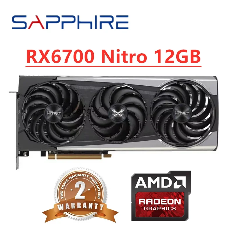 GPU Sapphire RX 6700 XT 6700XT - Rx 6700 Xt 12Gb Graphics Card recension och pris